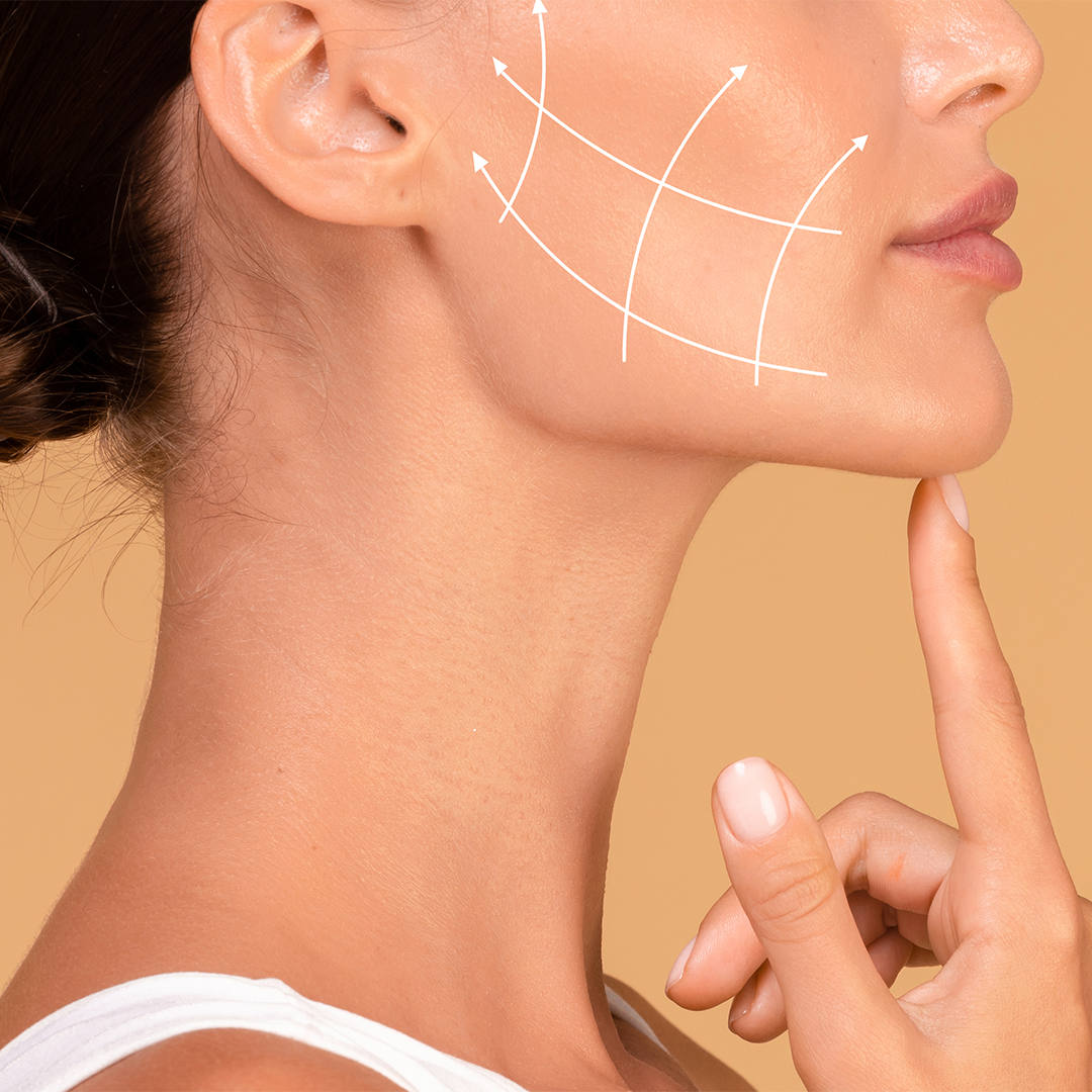 Jaw line contouring